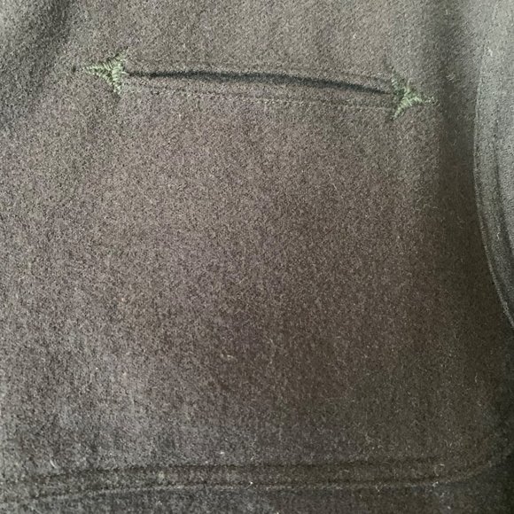 Vintage 40s Wool Sailor Jumper 38R Cracker Jack Undress Military Navy Blue - Picture 4 of 10